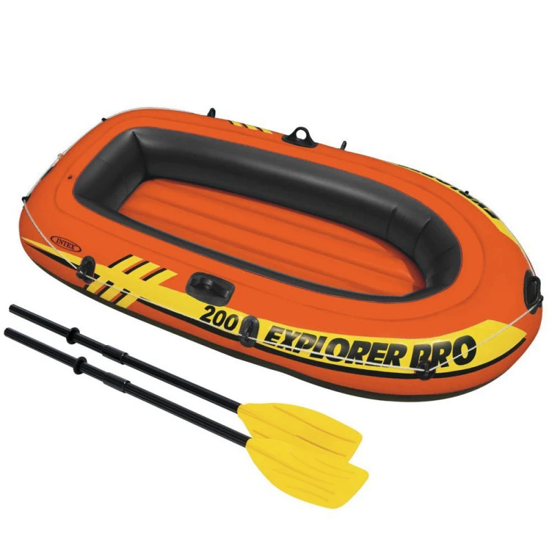 BATEAU GONFLABLE INTEX EXPLORER PRO 200 + 2 RAMES + GONFLEUR – Image 4