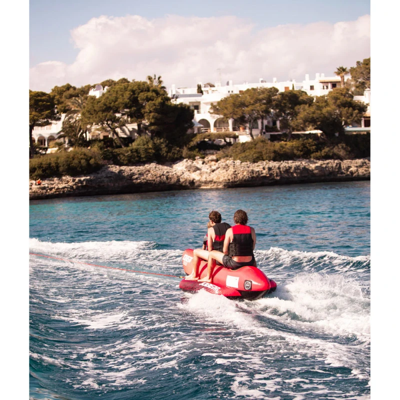 BOUEE TRACTEE BANANE ROUGE JOBE 3 PERSONNES – Image 3