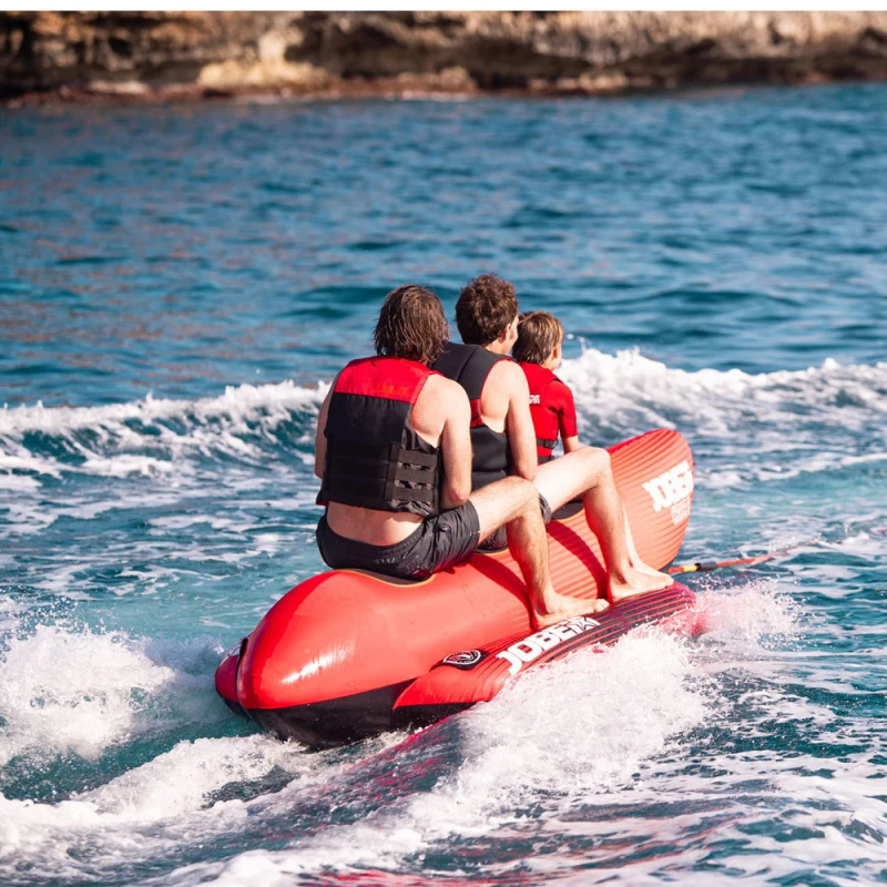 BOUEE TRACTEE BANANE ROUGE JOBE 3 PERSONNES – Image 5