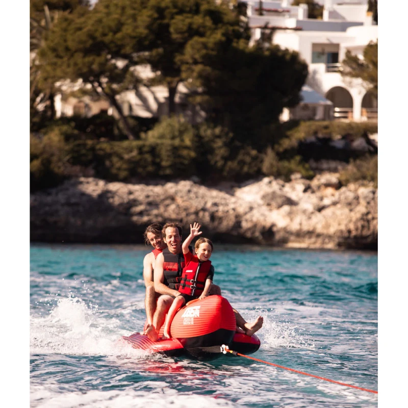 BOUEE TRACTEE BANANE ROUGE JOBE 3 PERSONNES – Image 7