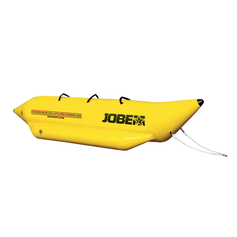 BOUEE TRACTEE JOBE BANANE JAUNE WATERSLED 3 PERSONNES – Image 2