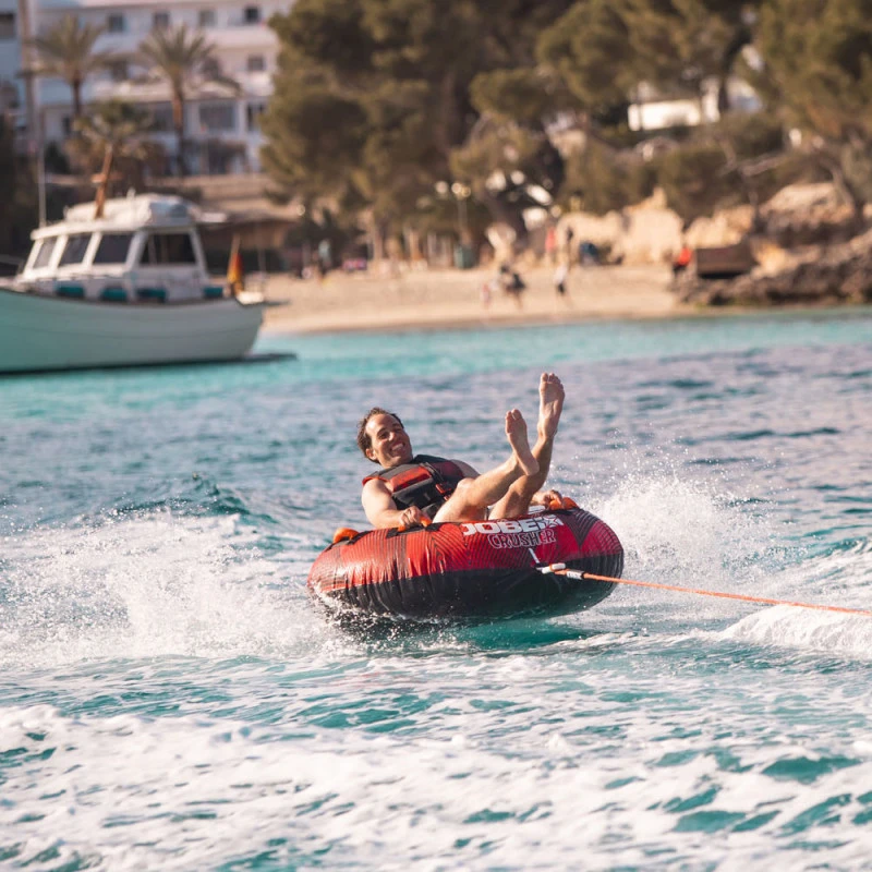 BOUEE TRACTEE JOBE CRUSHER TOWABLE ROUGE 1 PERSONNE – Image 4