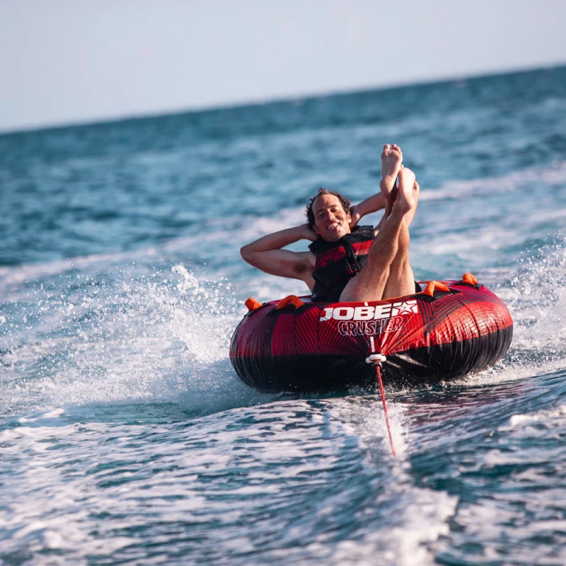 BOUEE TRACTEE JOBE CRUSHER TOWABLE ROUGE 1 PERSONNE – Image 6