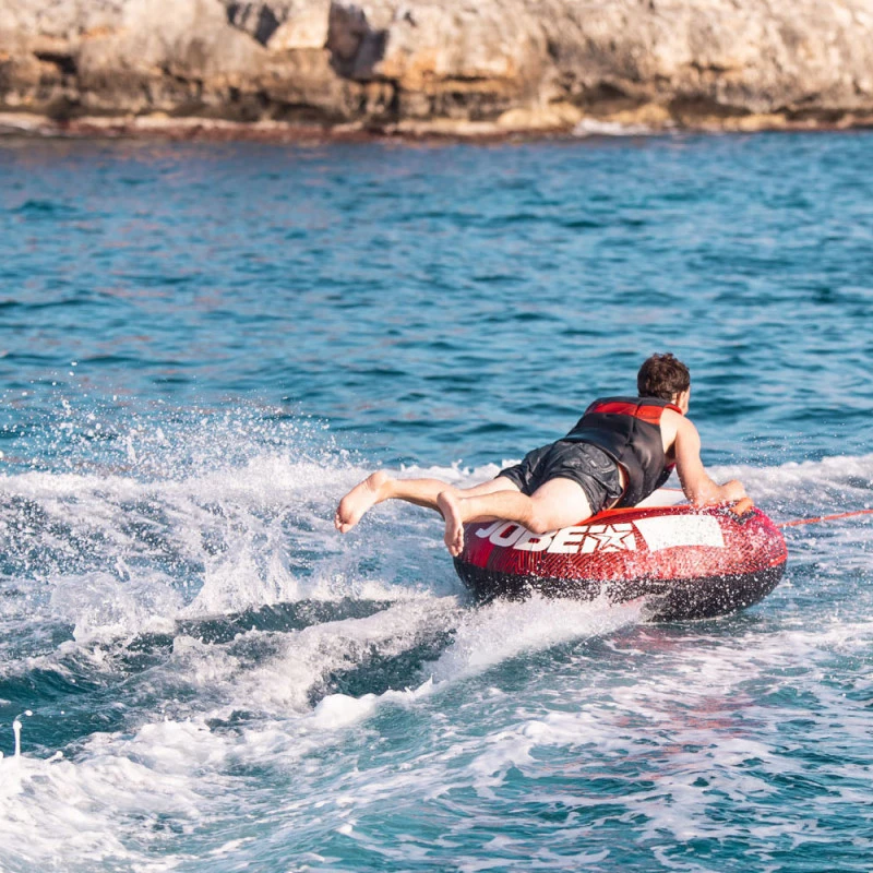 BOUEE TRACTEE JOBE CRUSHER TOWABLE ROUGE 1 PERSONNE – Image 7