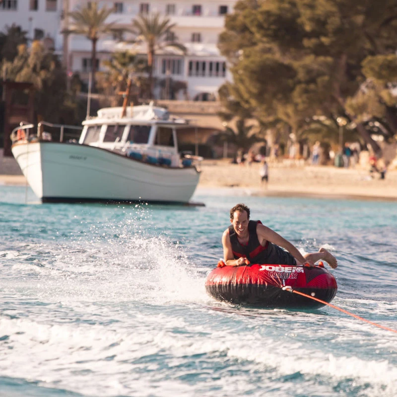 BOUEE TRACTEE JOBE CRUSHER TOWABLE ROUGE 1 PERSONNE – Image 8