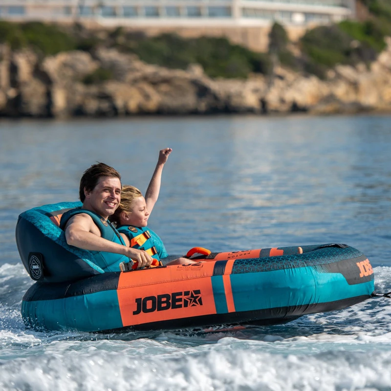 Bouée Tractée Jobe Proton 2 Personne Bleu/orange – Image 11