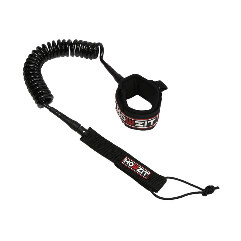 LEASH DE SUP HOWZIT COIL NOIR 9'