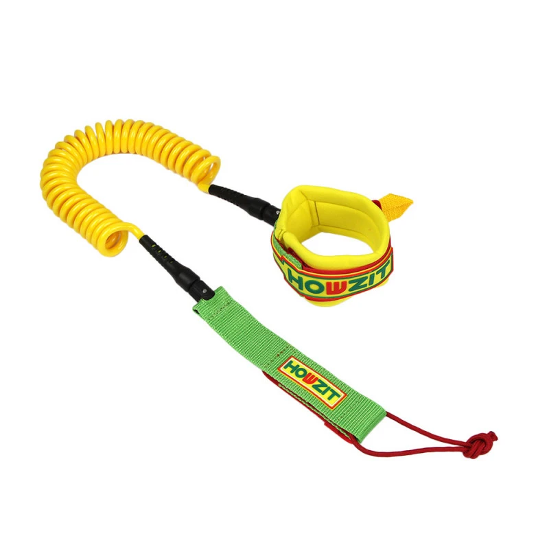 LEASH DE SUP HOWZIT COIL RASTA 9' – Image 2