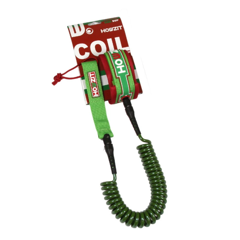 LEASH DE SUP HOWZIT COIL SPECIAL EDITION BASQUE COUNTRY 9' – Image 9