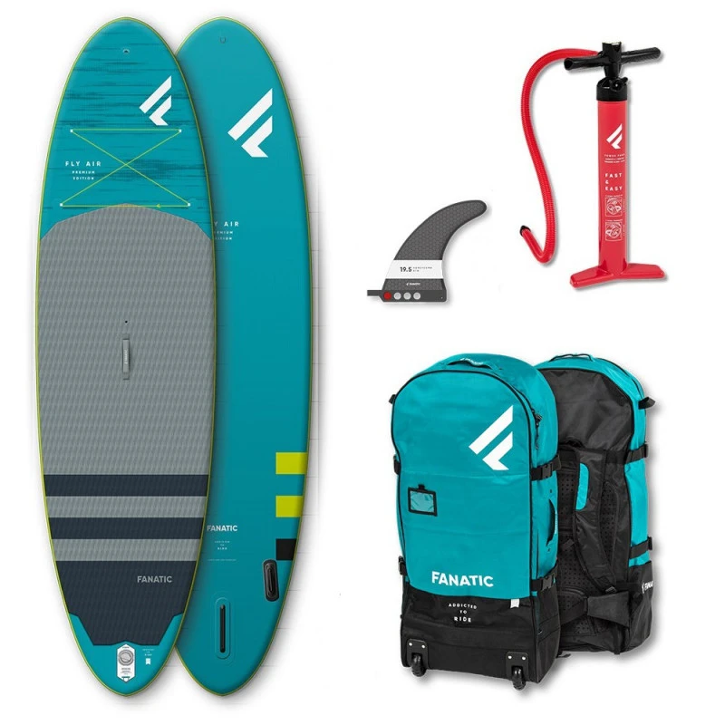 PADDLE GONFLABLE FANATIC FLY AIR 9.8 PREMIUM SAC + POMPE – Image 2