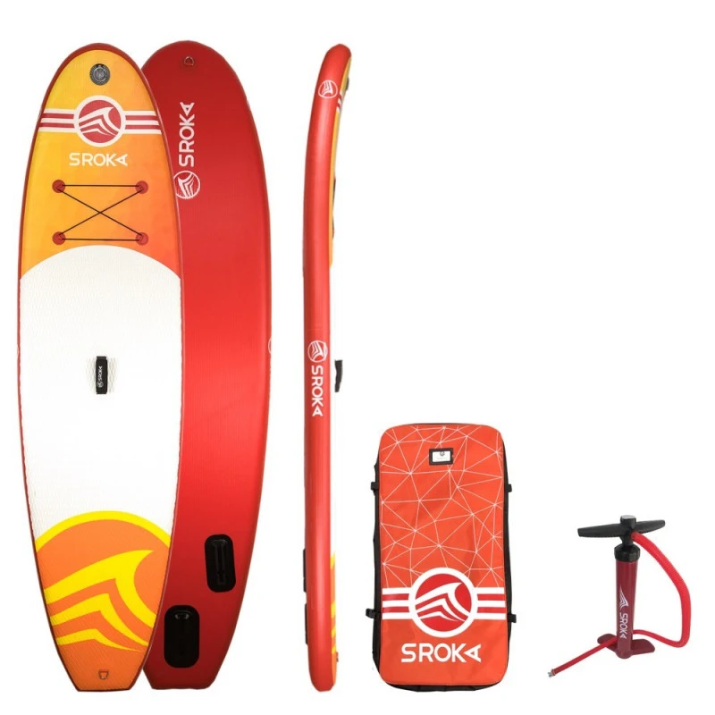 PADDLE GONFLABLE SROKA MALIBU FUSION ORANGE 10.0 – Image 2