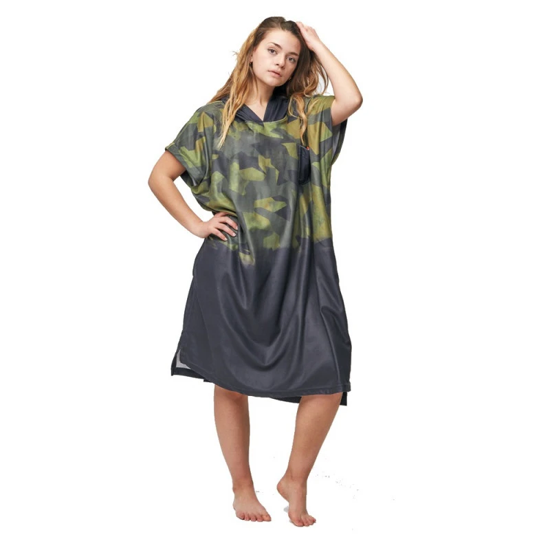 PONCHO AFTER MICROFIBER MILITARY GREEN – Image 3