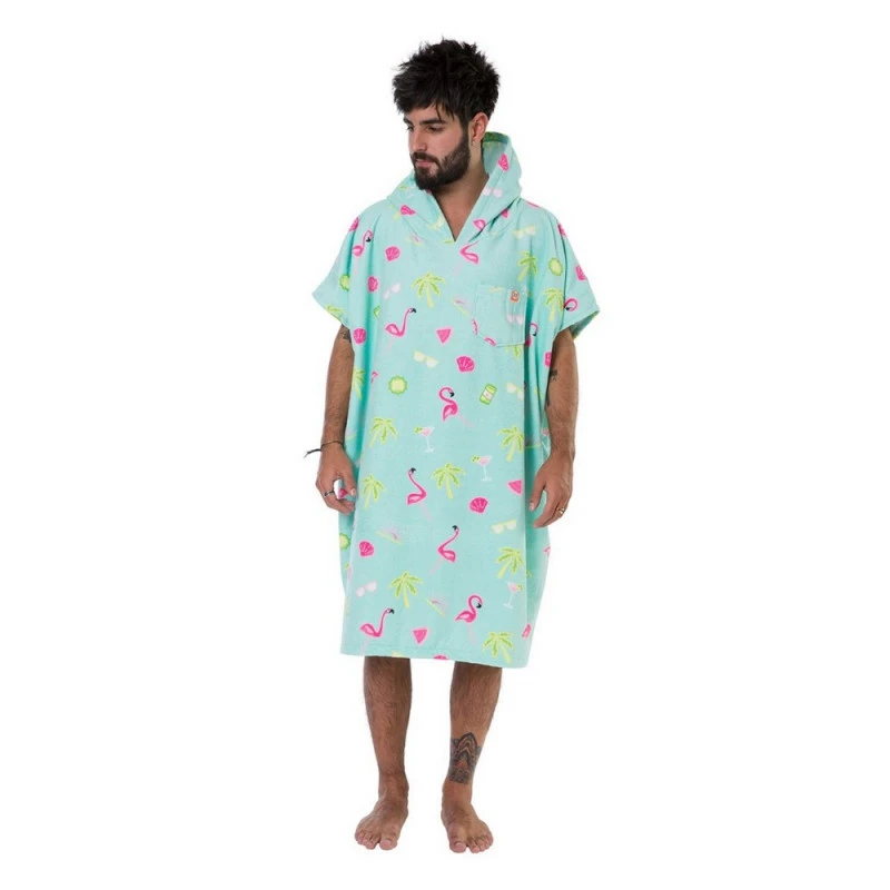 PONCHO AFTER PARADISE ICE BLEU