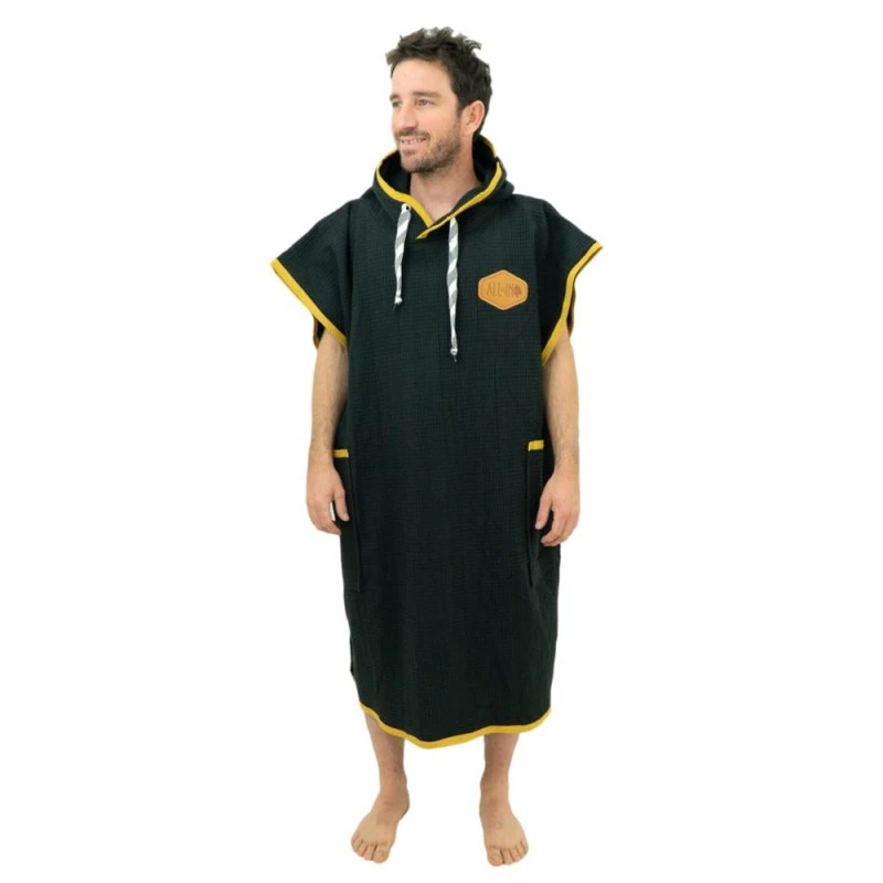 All-In PONCHO ALL IN LIGHT NOIR/JAUNE – Image 2