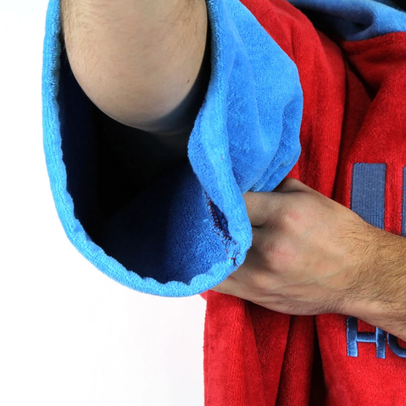 Poncho Howzit Bleu/rouge – Image 4