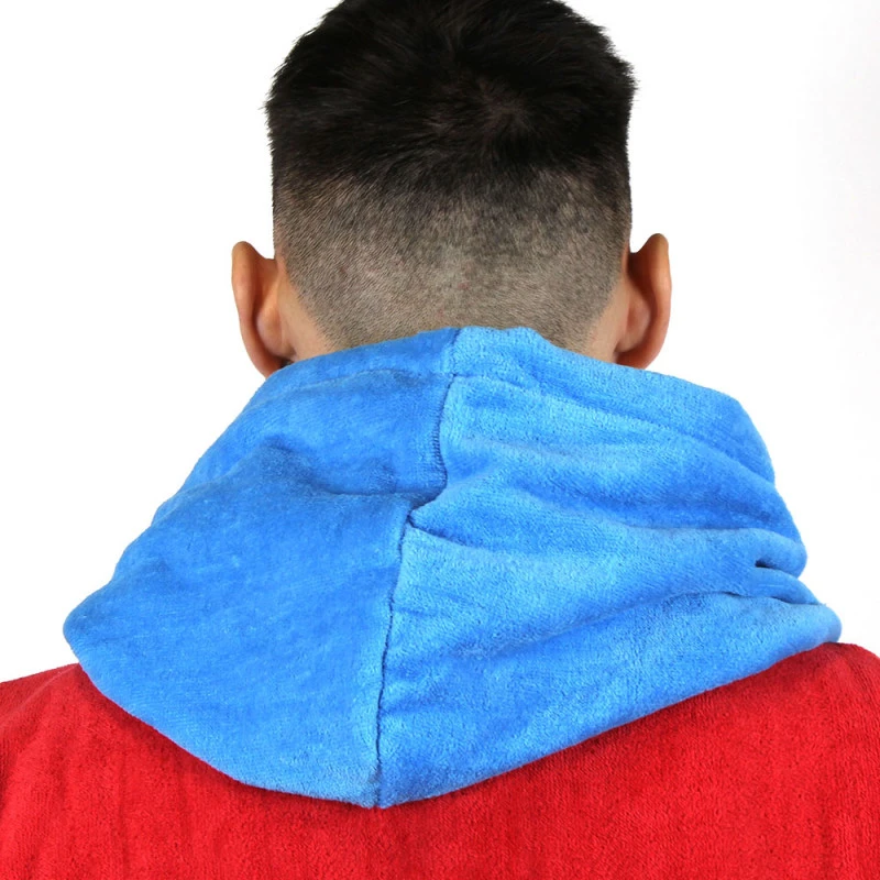 Poncho Howzit Bleu/rouge – Image 8