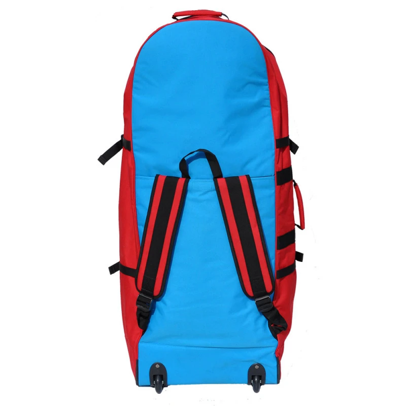 SAC A DOS A ROULETTES HOWZIT ROLLING BACKPACK BLEU/ROUGE – Image 4
